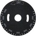 VUL00-498037-0000A PLATE,TEMP DIAL , 200-550F