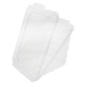 Clear PET Extra-Wide Hinged Sandwich Wedge