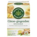 Organic Lemon Ginger Herbal Tea