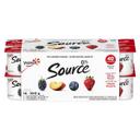Source 100 g Strawberry Nectarine Blueberry Blackberry Non Fat Yogurt Variety Pack