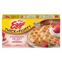 Thick and Fluffy Strawberry Delight Waffle