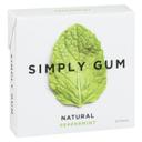 Natural Peppermint Chewing Gum