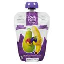 Organic Pears Bananas Blackberry Raspberry Yogurt