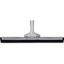 361201800 Black Straight Blade Rubber Squeegee with Metal Frame, 18 in Length