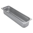 304 Stainless Steel 22 Gauge Half Size Heavy Weight Long Steam Table Pan