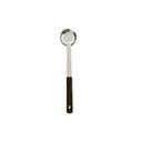Stainless Steel One-Piece Perforated Portioner with Black Handle