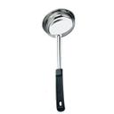 Stainless Steel One-Piece Solid Portioner with Black Handle
