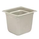 304 Stainless Steel 25 Gauge Anti Jamming One Sixth Size Steam Table Pan