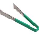 4790970 Stainless Steel One Piece Tong with Versagrip Ends And Green Kool-touch Handle, 9.5 in Length