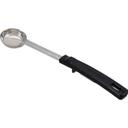 61147 Stainless Steel Solid Round Spoodle with Black Grip N Serv Handle, 1 oz Capacity
