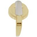 4748T-18 Dripcut Almond Plastic Server Top for 48 And 64 oz Serving Jar