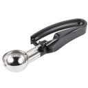 47398 Stainless Steel Number 30 Disher with Black Squeeze Handle, 1.13 oz Capacity