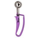 47400 Stainless Steel Number 40 Disher with Orchid Squeeze Handle, 0.72 oz Capacity