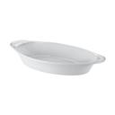 Stoneware White Smooth Lasagna Baker