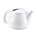 Porcelain White Teapot with Strainer