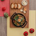 Thermalloy Black Carbon Steel Fry Pan with 2 Handles