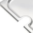 304 Stainless Steel Notched One Fourth Size Steam Table Pan Cover