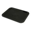CT101403 Café Polypropylene Black Fast Food Cafeteria Tray, 10 X 14 in