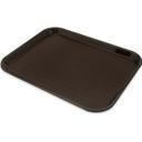 CT141869 Café Polypropylene Chocolate Fast Food Cafeteria Tray, 18 X 14 in