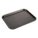 CT141803 Café Polypropylene Black Fast Food Cafeteria Tray, 18 X 14 in
