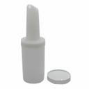 PS601NC02 Pourplus Store N Pour Polyethylene White Drink Mix Pourer, 1 qt Capacity