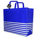 Blue and White Reusable Bag