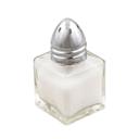 Glass with Chrome Top 0.5 oz Mini Salt and Pepper Shaker
