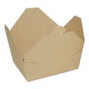 Compostable PLA Lined Kraft Number 5 Take Out Box