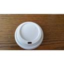 White Plastic Dome Lid for 10/12/16/20 oz Paper Cup