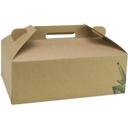 10 x 6.9 x 3.5 in Kraft Paperboard Low Handle Box