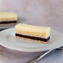 Crispy Haskap and Mascarpone Strip Slab Cake