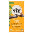 Organic Salted Caramel Truffle Thins Dark Chocolate Bar