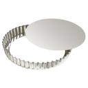 Tinned Fluted Round Loose Bottom Quiche Mould