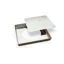 Tin Plate Square Fluted Tart Mold with Removable Bottom