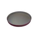 Non-Stick Round Fluted Tart Mold with Fixed Bottom