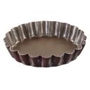 Round Fluted Tartlet Mold with Fixed Bottom