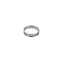 Stainless Steel Tart Ring with Rolled Edges