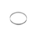 Stainless Steel Tart Ring with Rolled Edges