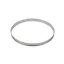 Stainless Steel Tart Ring with Rolled Edges