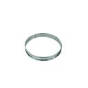 Stainless Steel Deep Tart Ring with Rolled Edges