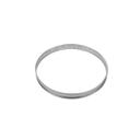 Stainless Steel Deep Tart Ring with Rolled Edges