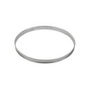 Stainless Steel Deep Tart Ring with Rolled Edges