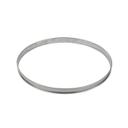 Stainless Steel Deep Tart Ring with Rolled Edges