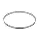 Stainless Steel Deep Tart Ring with Rolled Edges