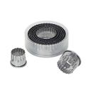 Stainless Steel Fluted 8 Piece Pastry Cutter Set