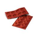 Siliconflex Alimentary Silicone 6 Cavities Savarin Mold 2.83 x 0.91 in Height Cavity