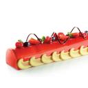 Black Silicone 4 Cavities Tronco Mold 24 x 16 x 3 in