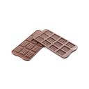 Easychoc Alimentary Silicone 12 Cavities Tablette Mold 8.5 x 4.33 x 0.75 in