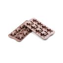 Easychoc Alimentary Silicone 12 Cavities Mr. Ginger Mold 8.5 x 4.33 x 0.75 in