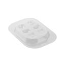 Thermoformed Six Santa Claus Chocolate Mold